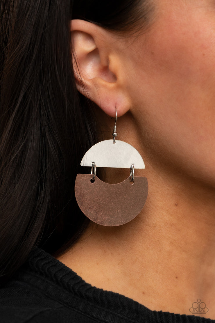 Paparazzi Accessories  Watching The Sunrise Copper Earrings