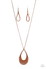 Paparazzi Accessories Homespun Artifact - Copper Necklace Set