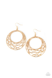 Paparazzi Accessories Urban Lineup Gold Earrings