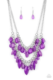 Paparazzi Accessories Midsummer Mixer - Purple Necklace Set