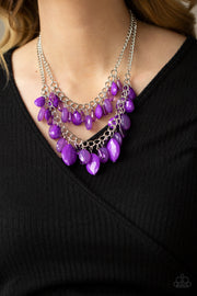 Paparazzi Accessories Midsummer Mixer - Purple Necklace Set