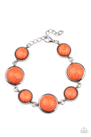 Paparazzi Accessories Turn Up The Terra - Orange Bracelet