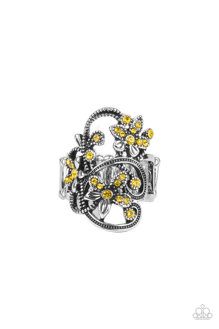 Paparazzi Accessories Bouquet Toss Yellow Ring