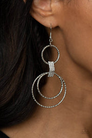 Paparazzi Accessories Getting Hitched White Earrings