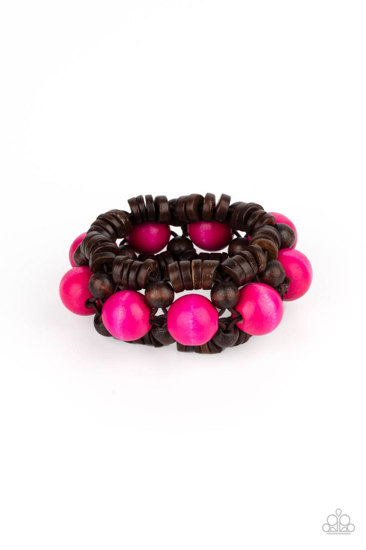 Paparazzi Accessories Tropical Temptations Pink Bracelet