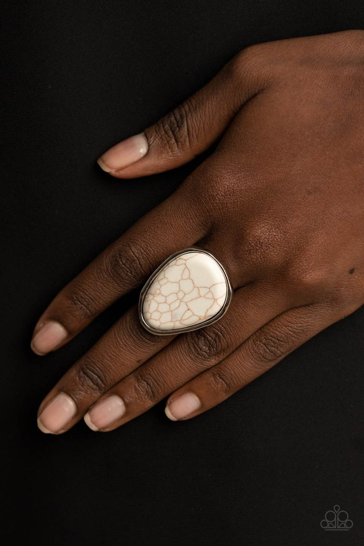 Paparazzi Accessories Marble Mecca - White Ring