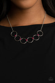 Paparazzi Accessories Regal Society - Pink Necklace Set