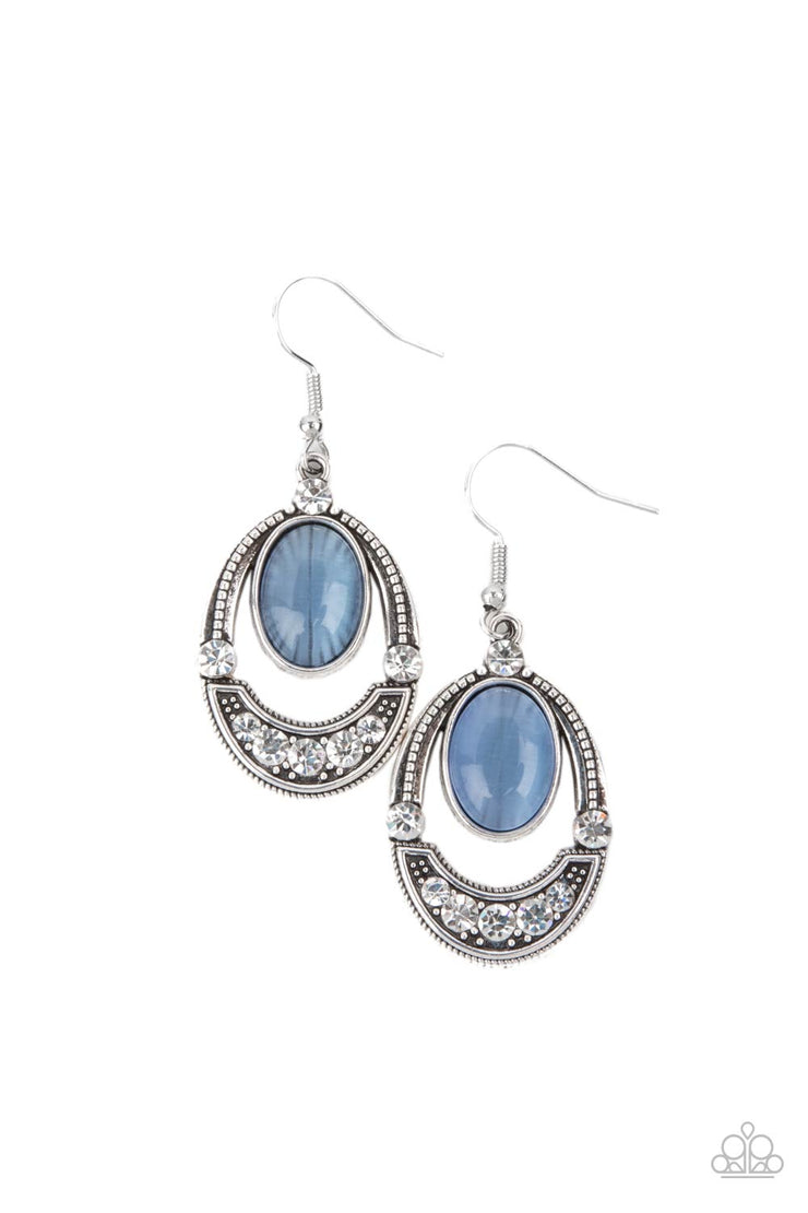 Paparazzi Accessories Serene Shimmer - Blue Earrings