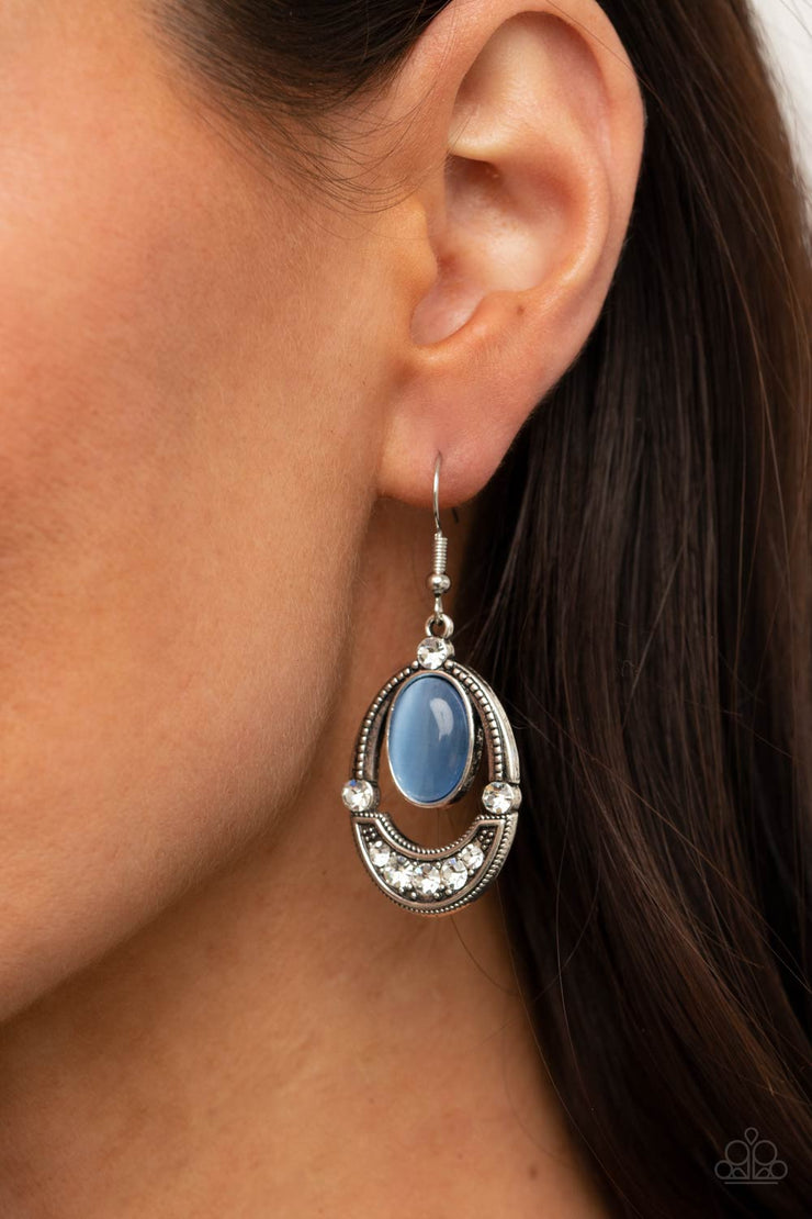 Paparazzi Accessories Serene Shimmer - Blue Earrings