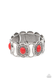 Paparazzi Accessories Desert Relic - Red Bracelet