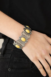 Paparazzi Accessories Desert Relic - Yellow Bracelet