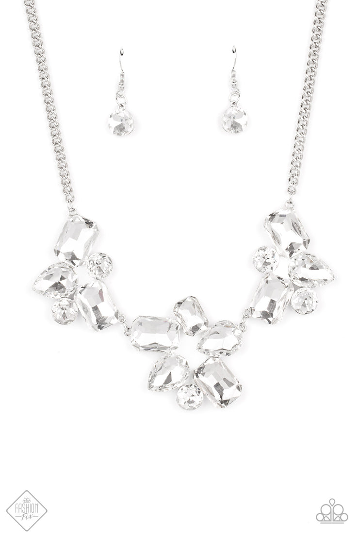 Paparazzi Accessories Galactic Goddess White Necklace Set