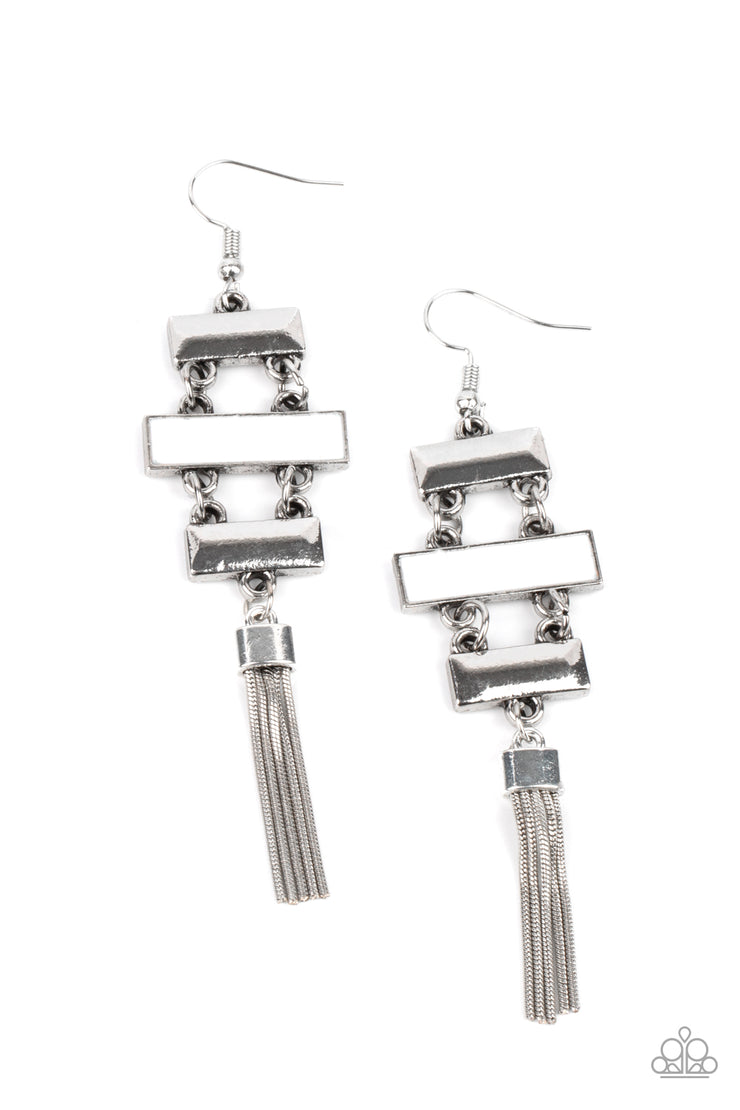 Paparazzi Accessories Mind, Body, and SEOUL White Earrings