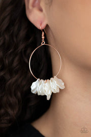 Paparazzi Accessories Sailboats and Seashells Copper Earrings