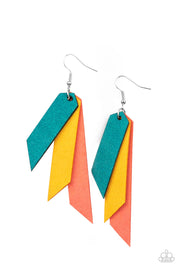 Paparazzi Accessories Suede Shade - Multi Earrings