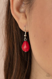 Paparazzi Accessories Here Today, PATAGONIA Tomorrow - Red Necklace Set