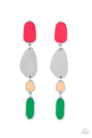 Paparazzi Accessories Deco By Design - Multi Earrings