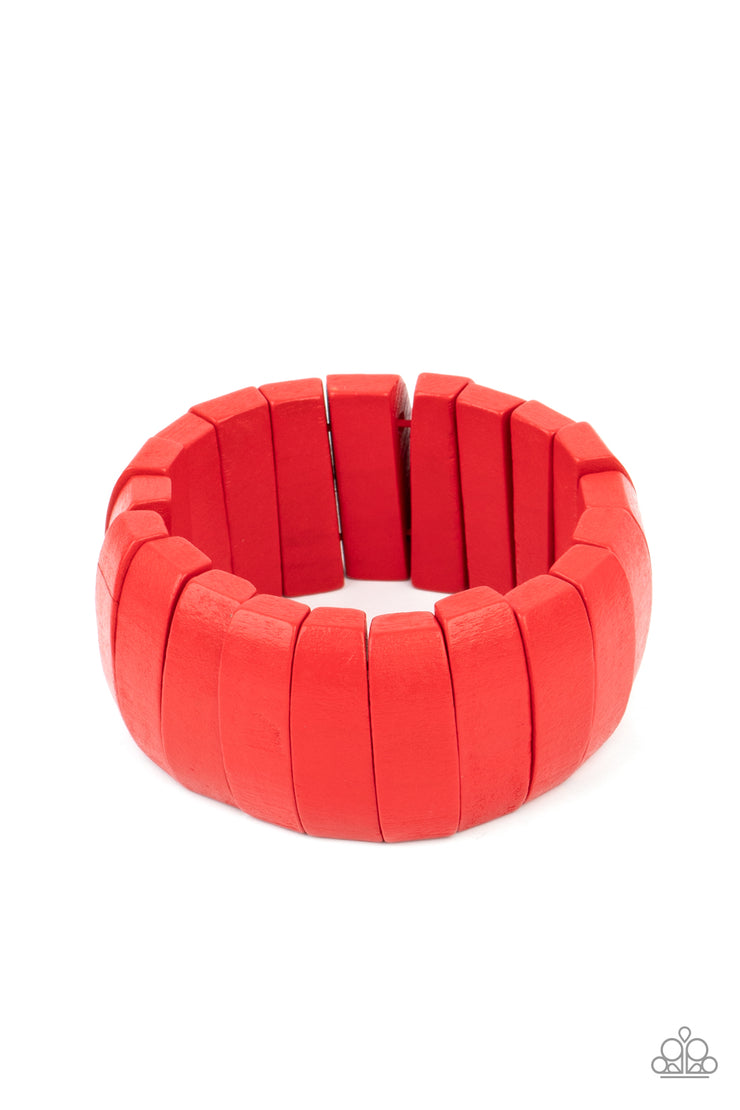 Paparazzi Accessories Raise The BARBADOS - Red Bracelet