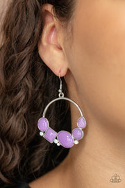 Paparazzi Accessories Beautifully Bubblicious - Purple Earrings