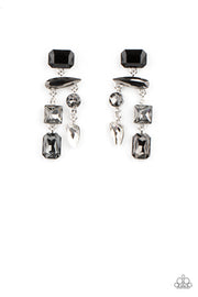 Paparazzi Accessories Hazard Pay - Silver Earrings