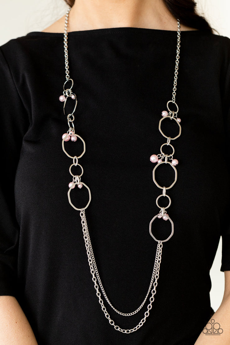 Paparazzi Accessories Ante UPSCALE - Pink Necklace Set