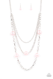Paparazzi Accessories Thanks For The Compliment - Pink Necklace Set