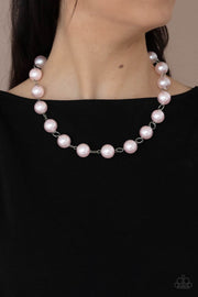 Paparazzi Accessories Ensconced in Elegance - Pink Necklace Set