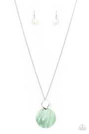 Paparazzi Accessories Tidal Tease - Green Necklace Set