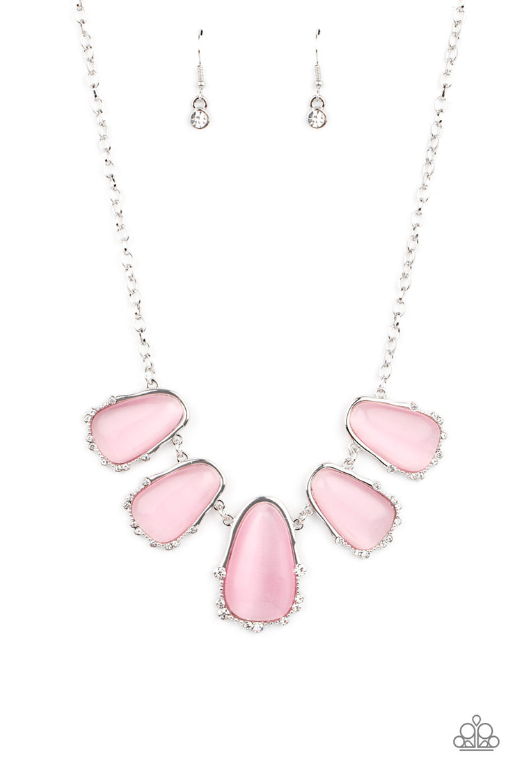 Paparazzi Accessories Newport Princess - Pink Necklace Set