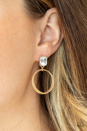 Paparazzi Accessories Prismatic Perfection - Gold Earrings