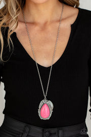 Paparazzi Accessories Tropical Mirage - Pink Necklace Set