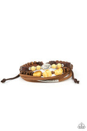 Paparazzi Accessories Act Natural - Yellow Bracelet