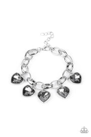Paparazzi Accessories Candy Heart Charmer - Silver Bracelet