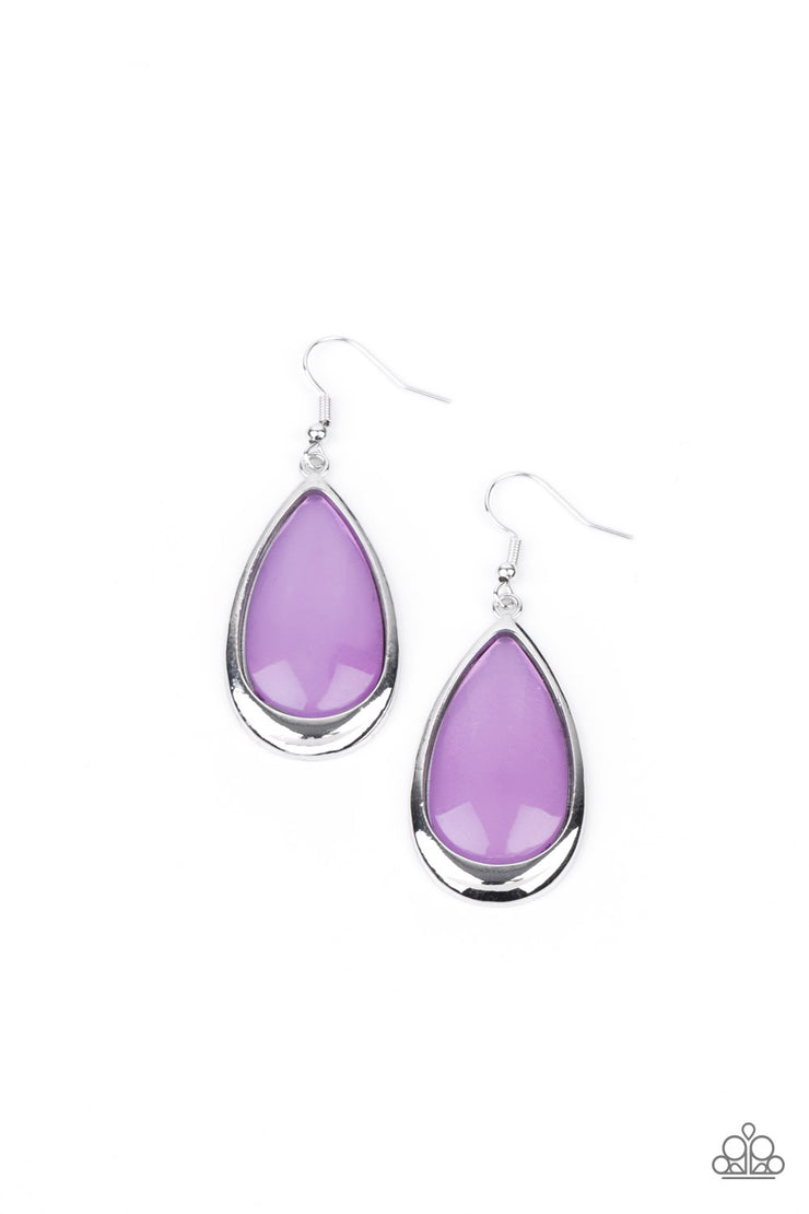 Paparazzi Accessories A World To SEER - Purple Earrings