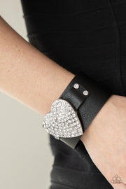 Paparazzi Accessories Flauntable Flirt - Black Bracelet
