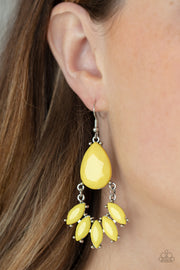 Paparazzi Accessories POWERHOUSE Call - Yellow Earrings