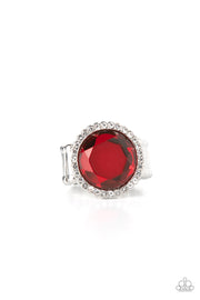 Paparazzi Accessories Crown Culture - Red Ring