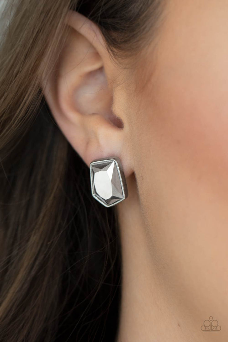 Paparazzi Accessories Indulge Me Silver Earrings