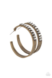 Paparazzi Accessories More To Love - Brass Earrings