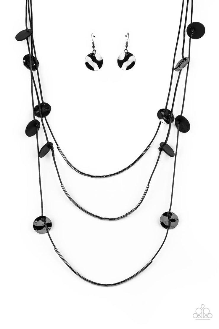 Paparazzi Accessories Alluring Luxe - Black Necklace Set