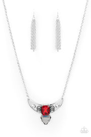 Paparazzi Accessories You the TALISMAN! - Red Necklace Set