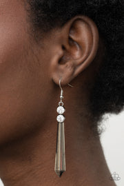 Paparazzi Accessories Sparkle Stream - White Earrings