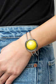 Paparazzi Accessories Take It From The POP! - Yellow Bracelet