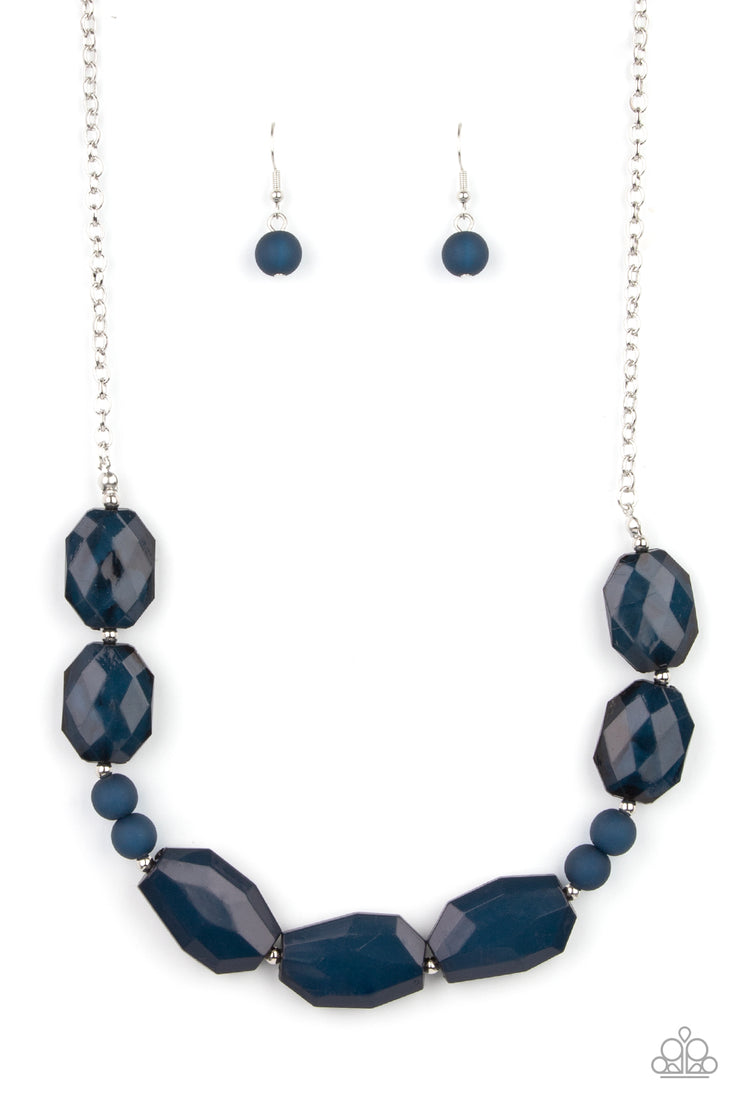 Paparazzi Accessories Melrose Melody - Blue Necklace Set