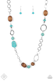 Paparazzi Accessories Prairie Reserve Blue Necklace Set