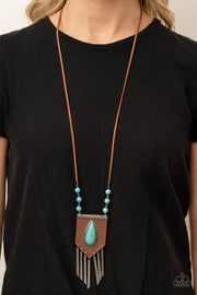 Paparazzi Accessories Enchantingly Tribal - Blue Necklace Set