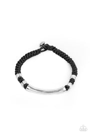 Paparazzi Accessories Grounded in Grit Black Urban Bracelet