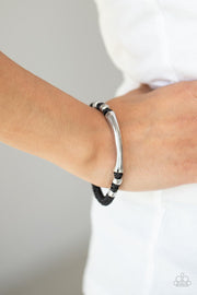 Paparazzi Accessories Grounded in Grit Black Urban Bracelet
