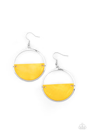 Paparazzi Accessories Seashore Vibes - Yellow Earrings