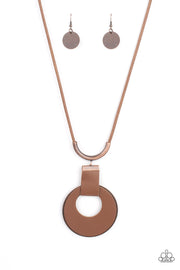Paparazzi Accessories Luxe Crush - Copper Necklace Set